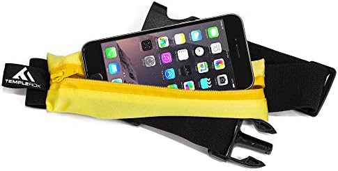 TempleRok Running Waist Pack Belt - Best Fanny Pack for Runners - Expandable And Weather Resistant Pouch Bag