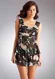 Betsey Johnson Intimates Floral Tap Set Sleepwear