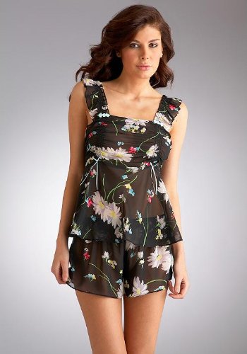 Betsey Johnson Intimates Floral Tap Set Sleepwear