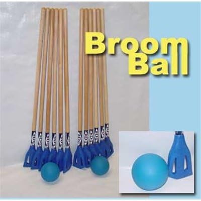 Broom Ball Starter Set (12 Sticks-2 Balls)