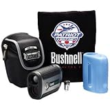 Bushnell Tour V2 Golf Laser Rangefinder, Standard Edition Patriot Pack (Silver)
