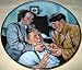 Search : The Three Stooges Plate - Franklin Mint Collector's Plates 1994 - Yanks for the Memories