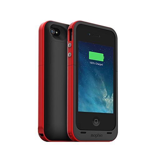 Mophie 2,000mAh Juice Pack 'Plus' Battery Case for Apple iPhone 4/4s - Red (Certified Refurbished)