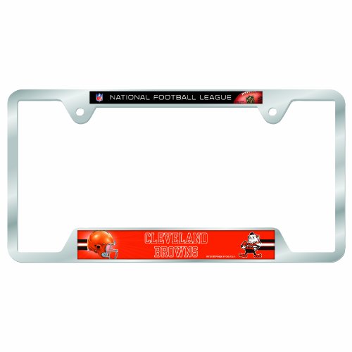 NFL Cleveland Browns Metal License Plate Frame