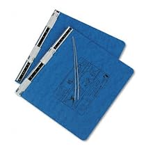 ACCO Pressboard Hanging Data Binder, 8.5 x 11 Inches Unburst Sheets, Light Blue (54122)