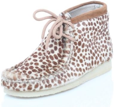 Viento Americano Womens Guepardo Brown Leopard Print Boots-UK 4