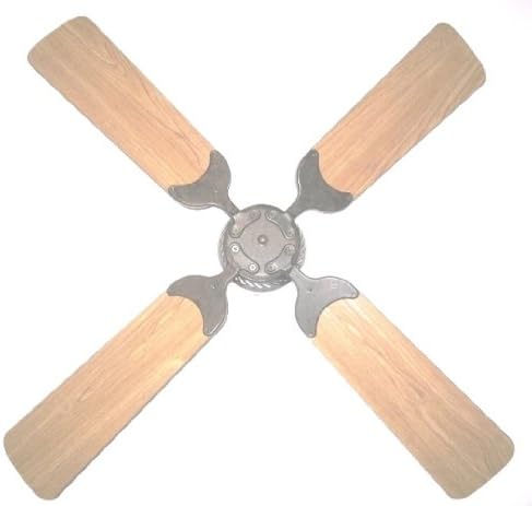 Global Electric 42-inch Non-Brush Ceiling Fan for RV, Rustic Bronze with Remote Control, Light Cherry / Cherry Reversible Blades