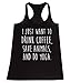 P&B I Just want to Drink Coffee, Save Animals & do Yoga Women's Tank Top