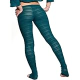 Dance and Yoga Hipster Tights by KD Dance, Stretch Knit Shadow Stripe, Sexy Unique Skinny Jeggings, Made in New York City USA