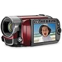 Canon FS200 Flash Memory Camcorder with 37x Optical Zoom (Sunrise Red)