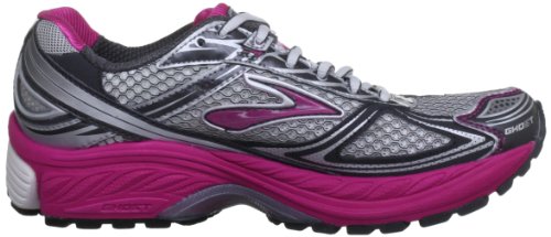 Brooks Women's Ghost 5 W Pink/White/Grey Trainer 1201131B760 8.5 UK, 10.5 US