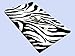 Jagged Zebra Skin Print Decorative SwitchplateCover