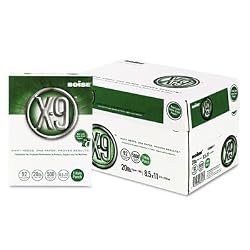 Boise OX-9004 X-9T Multipurpose Paper, 20-lb., 8-1/2 x 14, 5,000 Sheets/ream
