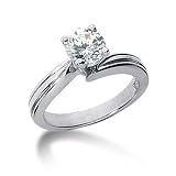 Search : 0.50 Ct Diamond Solitaire Ring Engagement SI3 H Round Cut 14k Gold