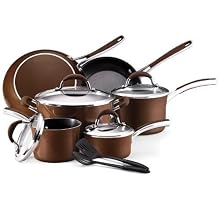 Farberware Affiniti 12-Piece Cookware Set Bronze
