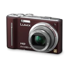 Panasonic Lumix DMC-TZ10EG-T Digitalkamera (12 Megapixel 12-fach opt. Zoom, 7,6 cm (3 Zoll) Display, Bildstabilisator, Geo-Tagging) chocolate