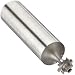 Niagara Cutter B555 Straight Tooth Shank Type Keyseat Cutter, High Speed Steel, Uncoated (Bright), Round Shank, 5/16" Cutter Diameter, 8 Tooth, 1/16" Width
