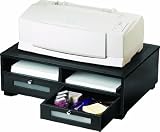 Victor Wood Printer Stand, Midnight Black Collection, Model 1130-5 (Black) (15.25"D x 7.875"H x 21.875"W)
