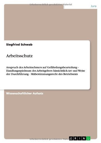 Arbeitsschutz (German Edition)