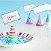 Glitterville Birthday Party Glitter Placecard Holders, Set of 8