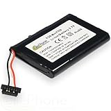 Battery Li-Ion for Mitac Mio P350 / Medion GoPal PNA150 / Typhoon MyGuide 3500 Go / Yakumo Delta X 5BT (replaced BP-LP1200) + Genuine [cellePhone] ScreenCleaner