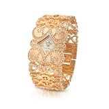 Haurex Ducale Swarovski Crystal Rose Gold Plated Dress Watch by Haurex