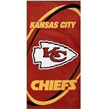 NFL Football Kansas City Chiefs Beach Towel = Can Be Used for Bath