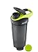 AVEX Mixfit Shaker Bottle with Carabiner Clip, 28oz, Charcoal