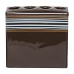Capri Stripe Toothbrush Holder