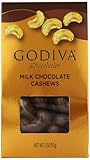 Godiva Milk Chocolate Cashews, 2-ounces (Pack of 5)