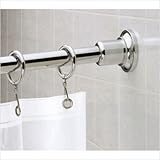 Marina Shower Curtain Rod Set in Chrome