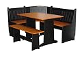3 Piece Beadboard Nook Dining Set