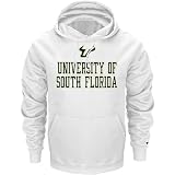South Florida Bulls White Champion Powerblend® Hood