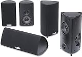 Polk Audio RM85 Home Theater Speaker System 4 compact satellites and 1 center channel speaker