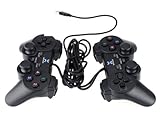 2x DualShock USB Controller Joystick Joypad for PC