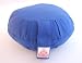 Blue Round Zafu Meditation Cushion filled with Organic Kapok.