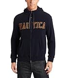 Nautica Men's Graphic Zip Hoodie, Navy, Medium
