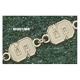 Michigan State University S Bracelet 7 3/4 -Choose From 14K Gold 10K Gold or Stainless Steel