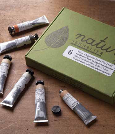 SALE: Sennelier Nature Watercolor Set of 6 21ml Tubes