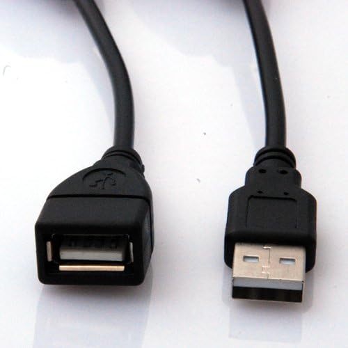 Black USB USB 2.0 Over Cat5/5E/6 Extension Lan Cable RJ45 Adapter Set