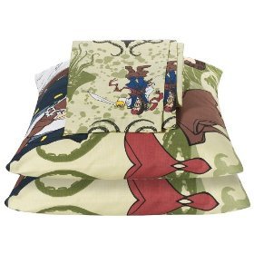 Pirates of the Caribbean Cream Pirates Kraken Woven SS - Twin