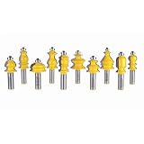 Buy 10 bits Architectural Molding Router Bit Set - Yonico 16101 by Yonico