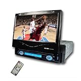7 inch Motorized Car DVD Player - SD Slot - USB Port