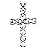 Platinum Cross Pendant - 30.00x21.00m