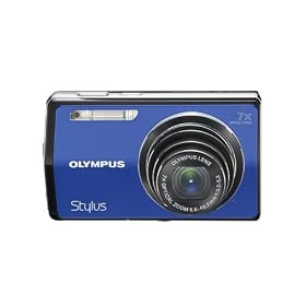 Olympus Stylus 7000 12 MP Digital Camera with 7x Optical Dual Image Stabilized Zoom and 3-Inch LCD (Blue)