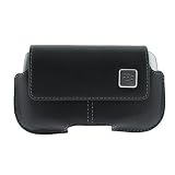 OEM Original Black Horizontal Leather Pouch Carrying Case for Blackberry 8900 Curve Smartphone