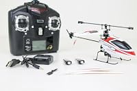  & Improved WL V911 4 CH Single Rotor Helicopter Version 2 Red / White from WL Toys