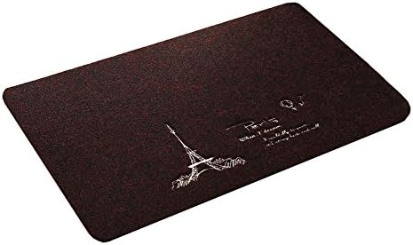 Prettydoormat Non Slip Absorbent Outside Door Mats Home Decorative Eiffel Tower Bedroom Doormat