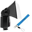 GTMax Universal Camera Softbox Flash Diffuser + Strap Lanyard for Canon, Nikon, Sony, Olympus, Pentax, Kodak, FujiFilm, Samsung Digital SLR Cameras