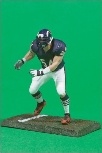 McFarlane NFL 3 Inch Figure with Brian Urlacher in Chicago Bears Blue Jersey